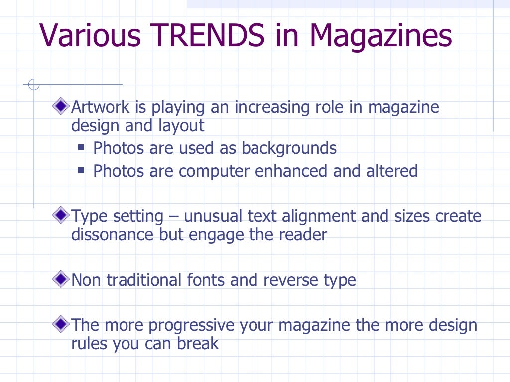 Trends inprint media