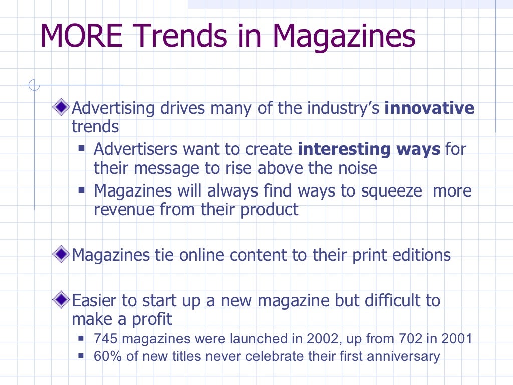 Trends inprint media