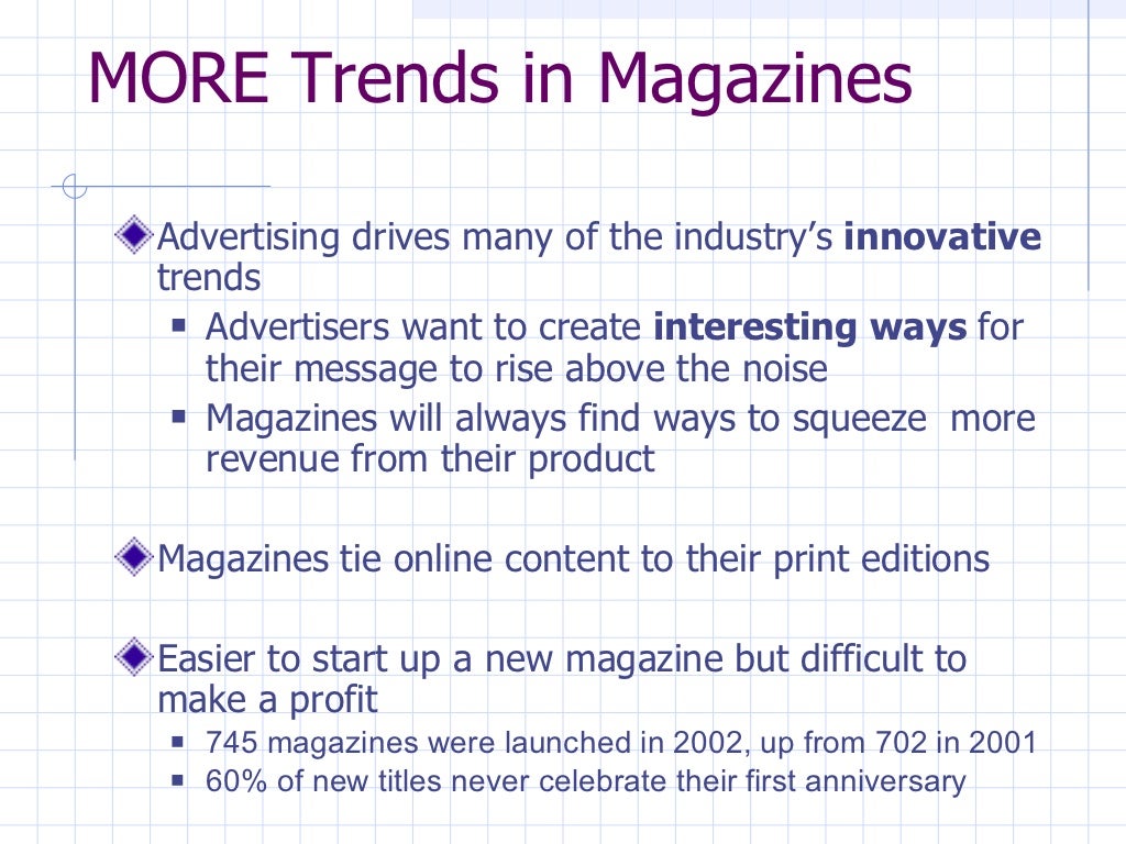 Trends inprint media