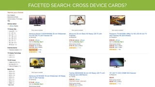 FACETED SEARCH: CROSS DEVICE CARDS?
 