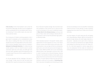 25
Finds its Voice, the fact that Facebook is set to enter the
fray with M on Messenger will help to push up engagement
and will considerably blur the lines between search and so-
cial networking. It’s also another reason why social com-
merce could see a boost.
One consequence of mobile’s continuing progress is that it
gets harder for wearables such as smartwatches to prove
their value as anything other than nice-to-have devices.
Despite the arrival of the Apple Watch on the scene, owner-
ship of premium wearables remains low and, as tracked in
Waiting for the Wearable Revolution, it’s unlikely that new
arrivals expected in 2016 can help this sector to achieve
mainstream rather than niche status. As mobiles get more
and more useful, wearables need to find things they can do
in superior ways if they are to find an audience at their cur-
rent price-point.
It’s not just wearables that face challenges in the year to
come, though. To date, names like Uber and Airbnb have
dominated their respective sharing economy marketplaces.
But as they look for global coverage, they now need to face
local competitors in key countries such as India and China
as well as new players on the scene in established markets.
In Where Next for the Sharing Economy, we discuss how
some of these names will be looking to diversify their of-
fers/services in order to reach the potentially huge audienc-
es offered by mobile.
That’s especially important in fast-growth markets, where
opportunities for future expansion are vast. In the mature
internet countries across North America and Europe, inter-
net penetration is now very high and there are relatively few
adults yet to come online. But look at some emerging mar-
kets in LatAm, MENA and APAC and it can be a dramatically
different picture: here, penetration can fall as low as 20%
or under in countries such as India and Indonesia, meaning
that tens if not hundreds of millions of online adults will be
going online for the very first time as the rest of this decade
plays out. The vast majority of these new users will be ac-
cessing via mobile and, as we explore in Connecting India,
that’s a key reason why global social networking and media
services are spending so much time and effort in developing
mobile-lite versions of their offerings. To keep on growing,
engaging these new mobile-first or mobile-only consumers
will be key.
As all this happens, it’s worth noting that PCs and laptops
aren’t being abandoned. Mobiles might be the big drivers of
growth but larger devices still remain hugely important ac-
cess points – especially as time spent online on these de-
vices in recent years has declined only very slightly. Although
some behaviors are becoming more and more mobile-cen-
tric, it’s a multi-device approach to internet usage which is
now most widespread. And that makes the importance of
tracking individuals across devices more important than ever.
 
