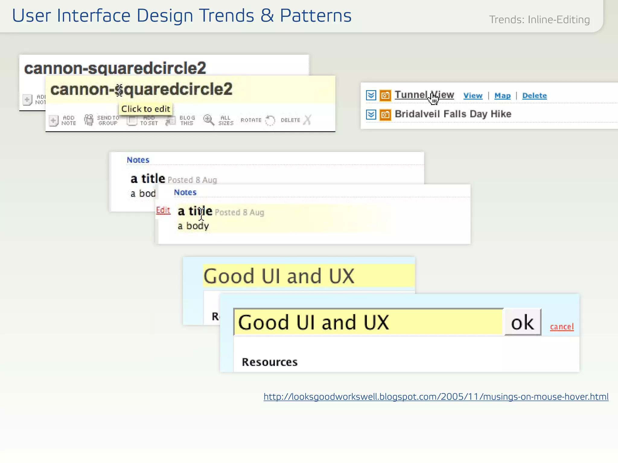 Web, Design, and UX Trends for 2006