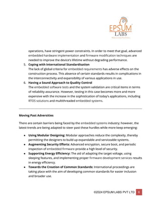 Trends and Challenges in the Field of Embedded Systems | PDF