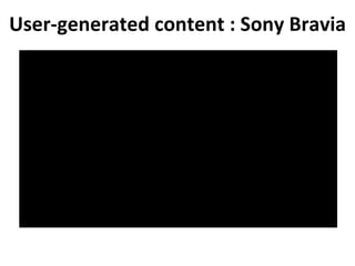 User-generated content : Sony Bravia 