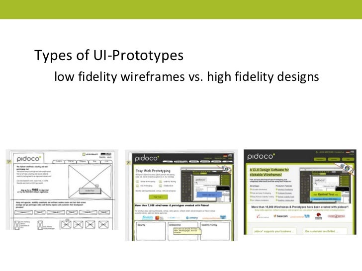 Wireframes And Ui Prototypes