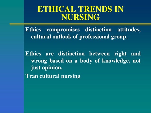 Trends And Issues In Nursing