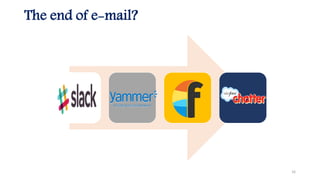 The end of e-mail?
16
 