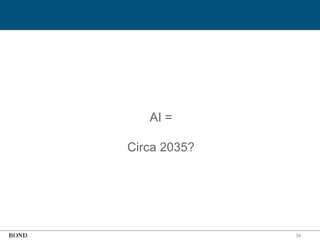 34
AI =
Circa 2035?
 