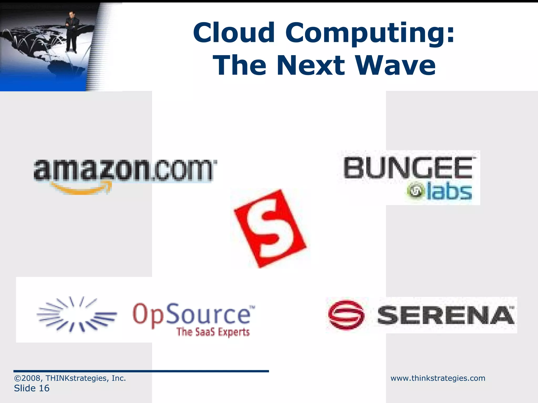 Cloud Computing: The Next Wave ©2008, THINKstrategies, Inc.  www.thinkstrategies.com Slide  