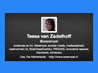 PO conference Trends en ontwikkelingen Sociale media Like - Tessa van Zadelhoff