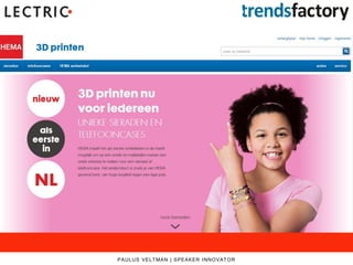 PAULUS VELTMAN | SPEAKER INNOVATOR
 