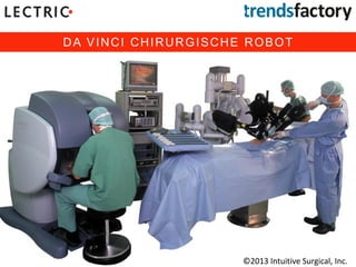 DA VINCI CHIRURGISCHE ROBOT
©2013 Intuitive Surgical, Inc.
 