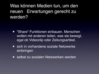 Huffington Post Social News Site: seit August 2009 via Facebook Connect 6,8 Mio Unique User der Gesamt-Site im  Sept. 09  = 50% mehr als Vorjahreswert (Comscore)  =  =  =  =  =  