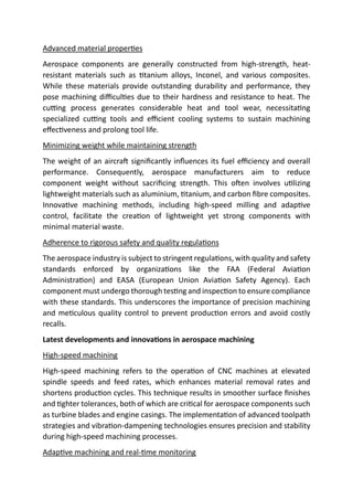 Trends In Aerospace Machining – Ensuring Precision And Performance For ...