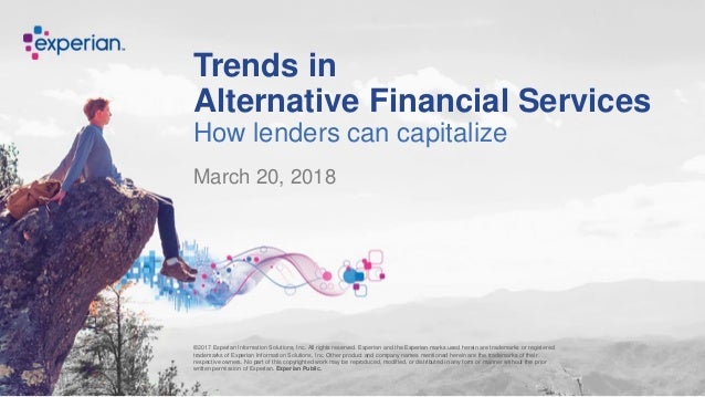 Trends In Alternative Financial Services