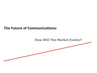 The Future of Communications: How Will The Market Evolve? 