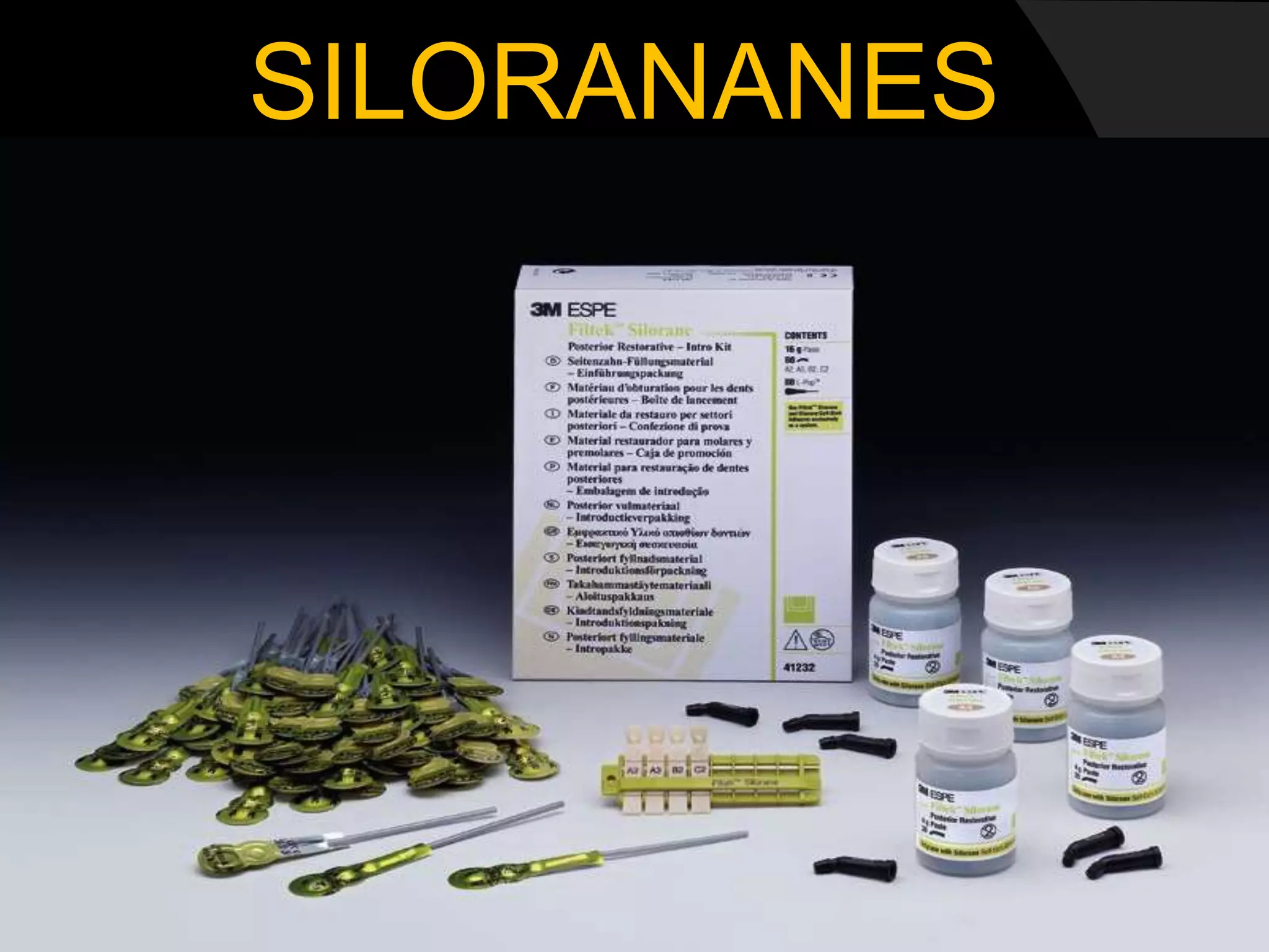 SILORANANES
 