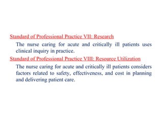 Trends in critical care nursing | PPT