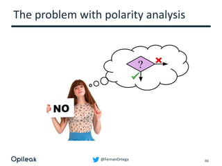 @FernanOrtega
The problem with polarity analysis
66
 
