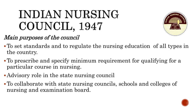 Trends in development of nursing education in india | PPTX