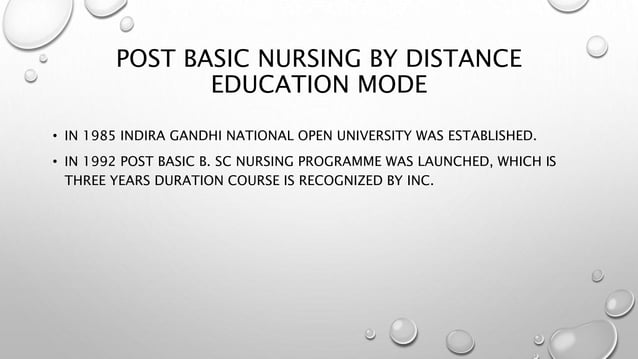 Trends in development of Nursing education in india.pptx | Postgraduate ...