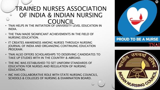 Trends in development of Nursing education in india.pptx | Postgraduate ...