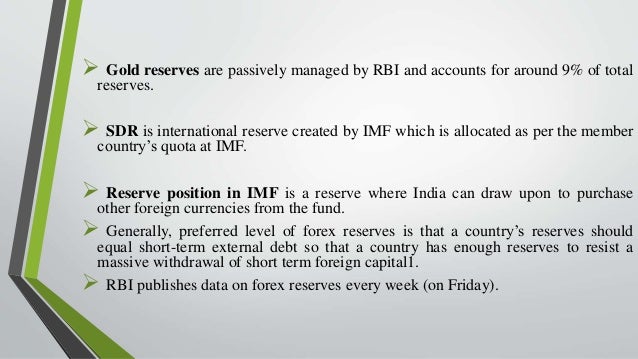 Trends In Foreign Exchange Reserve In!    India - 