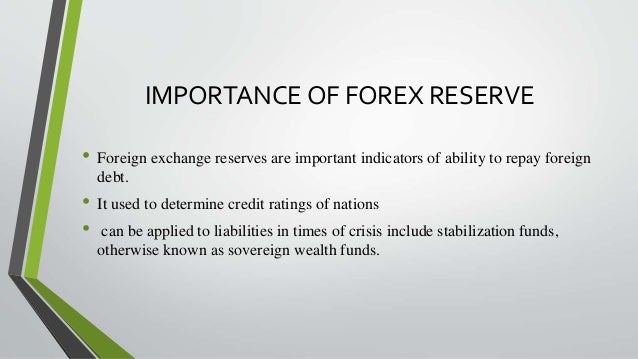 Trends In Foreign Exchange Reserve In India - 