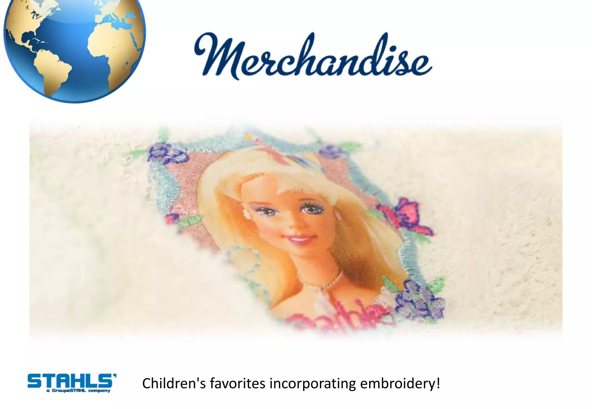 Children's favorites incorporating embroidery!
 