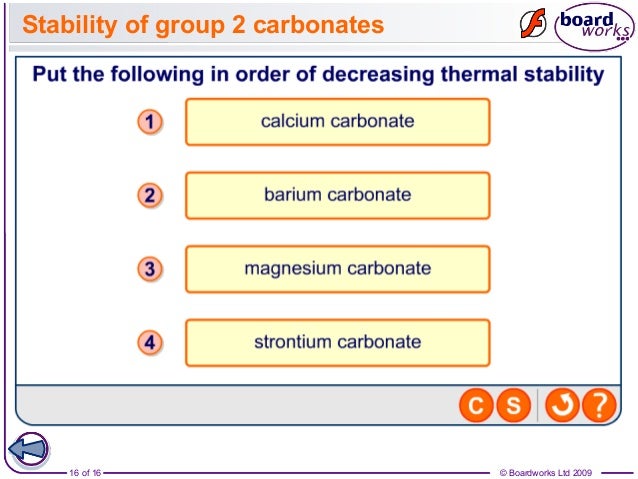 Trends In Group 2 Part 3 Chemical Properties