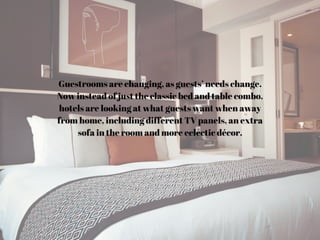 Trends in Hotel Interior Design