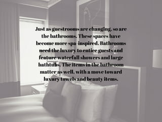 Trends in Hotel Interior Design