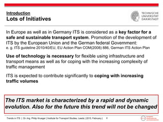 Trends in intelligent transport systems | PDF