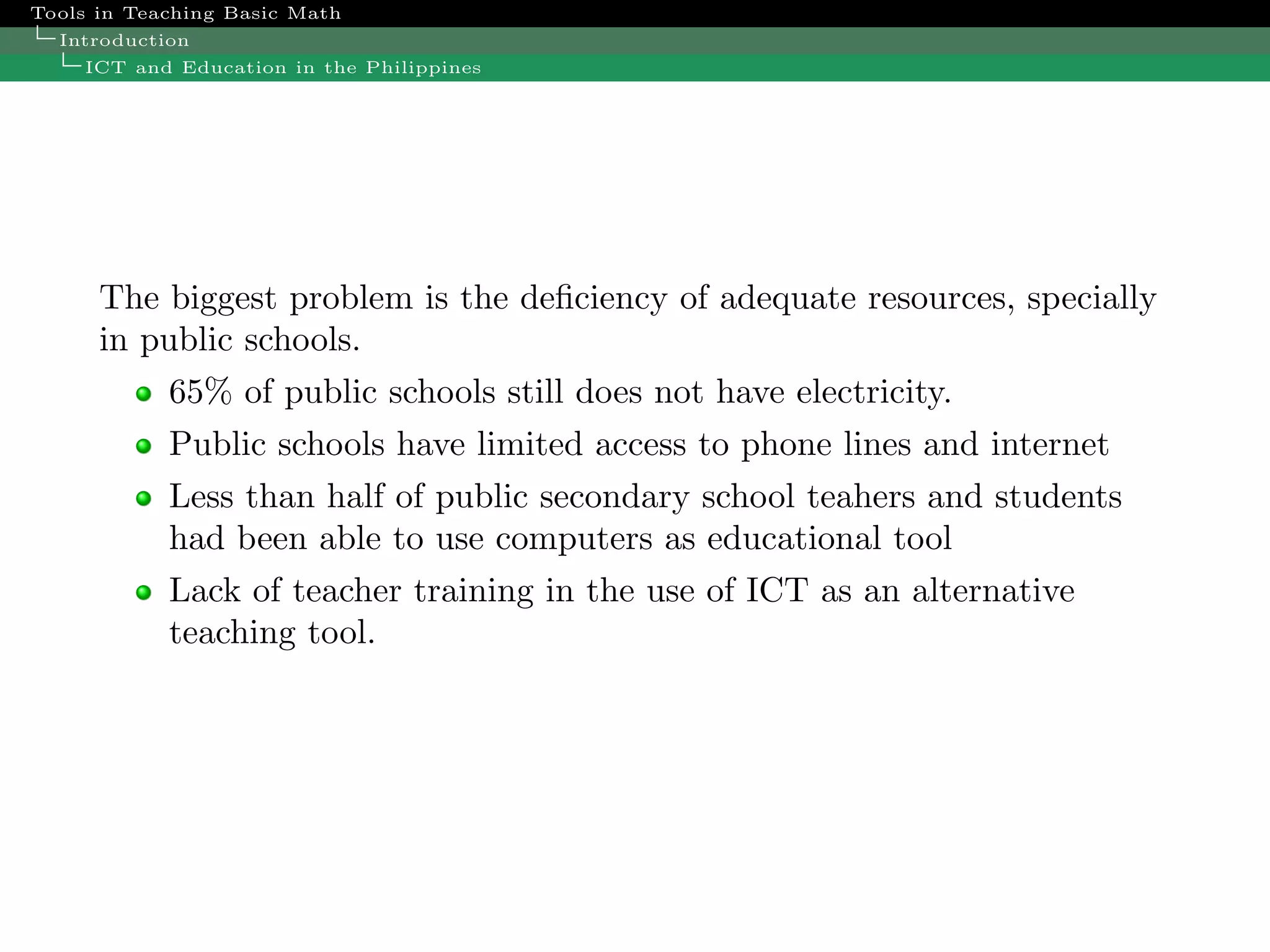 Trends In Math Teaching