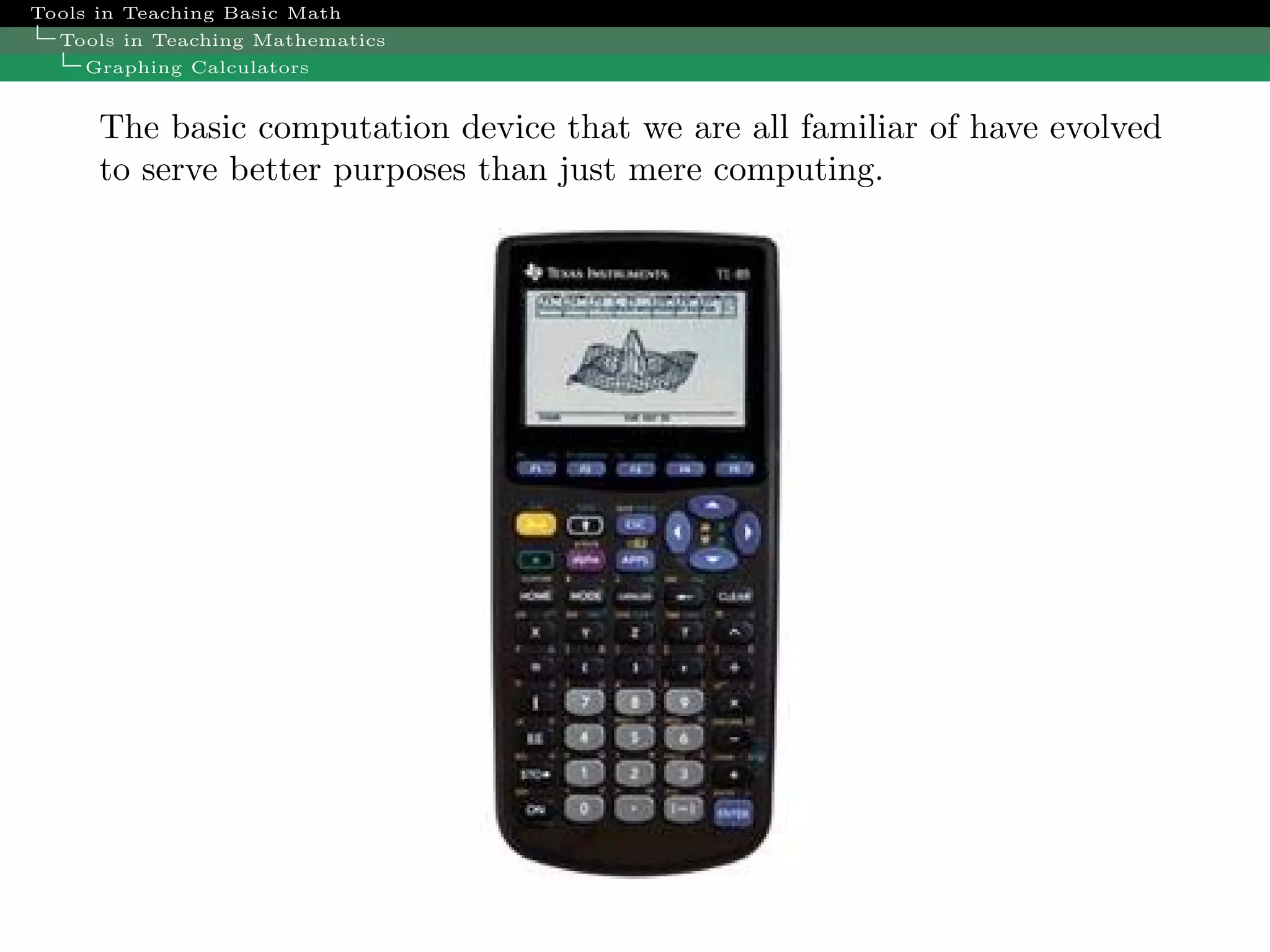 Trends In Math Teaching