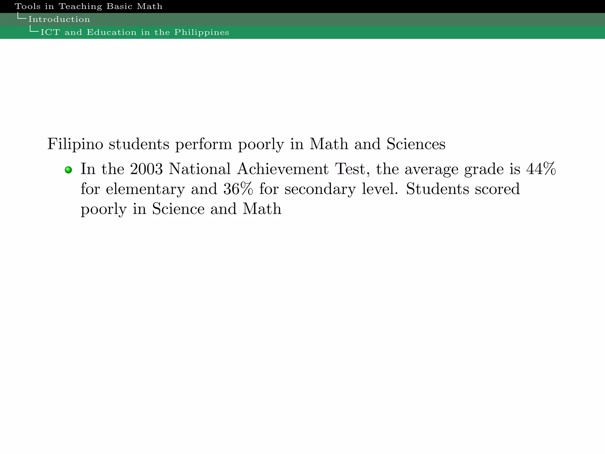 Trends In Math Teaching