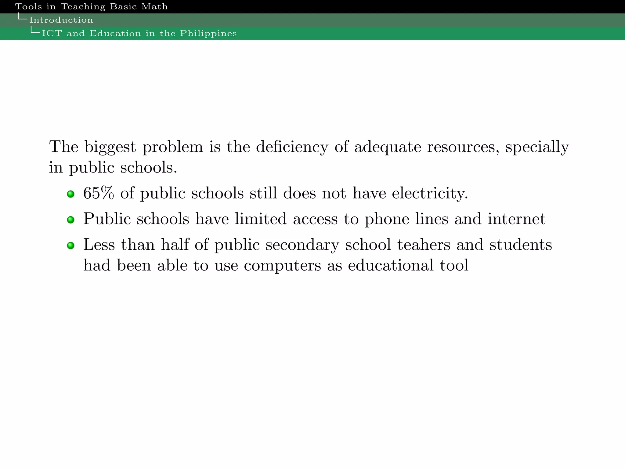 Trends In Math Teaching