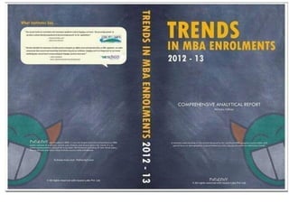 Trends in MBA Enrollments: An All India PaGaLGuY Report’ 