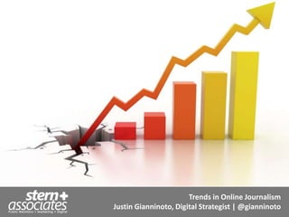 Trends in Online Journalism
Justin Gianninoto, Digital Strategist | @gianninoto
 