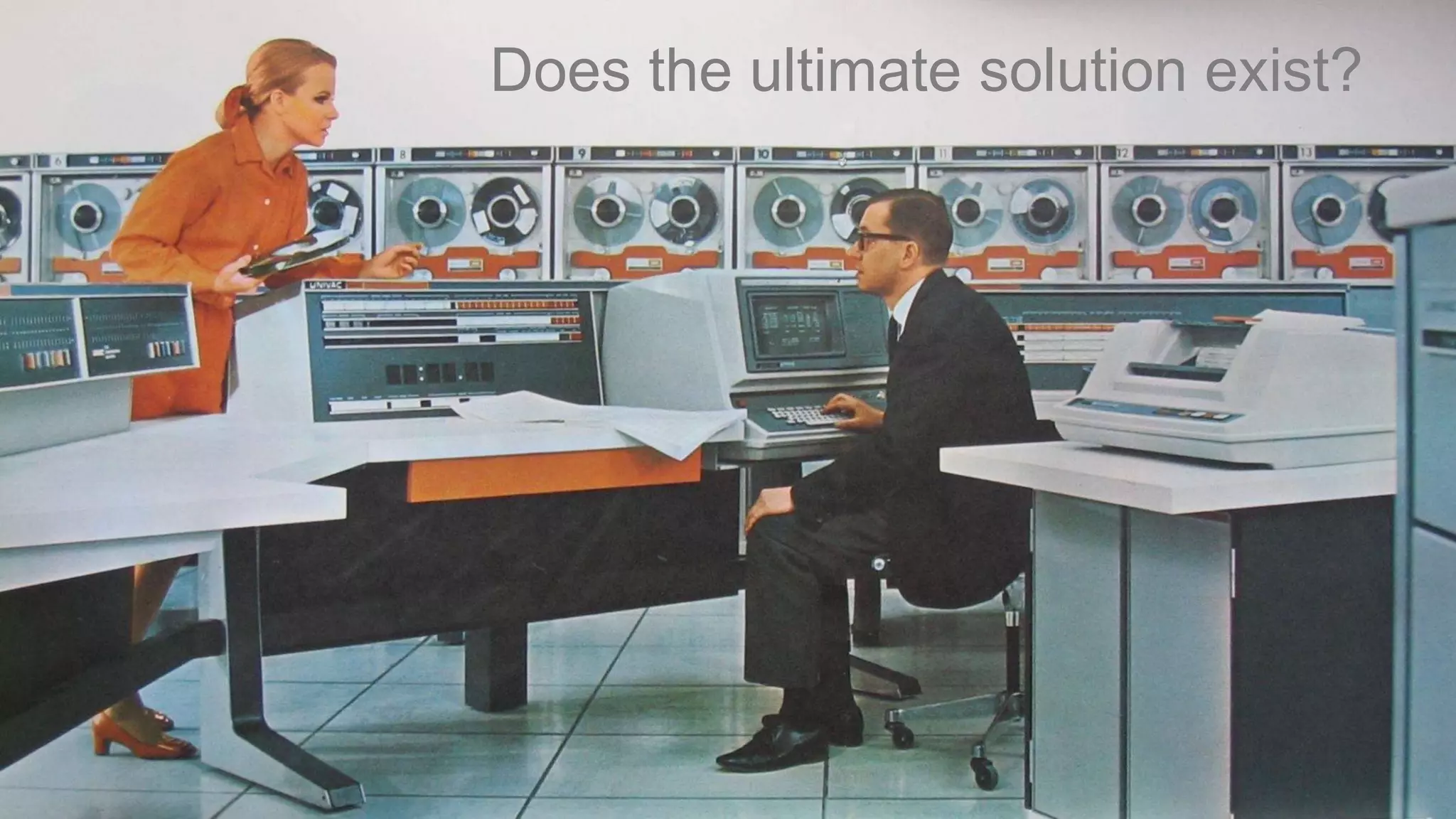 Does the ultimate solution exist?
 