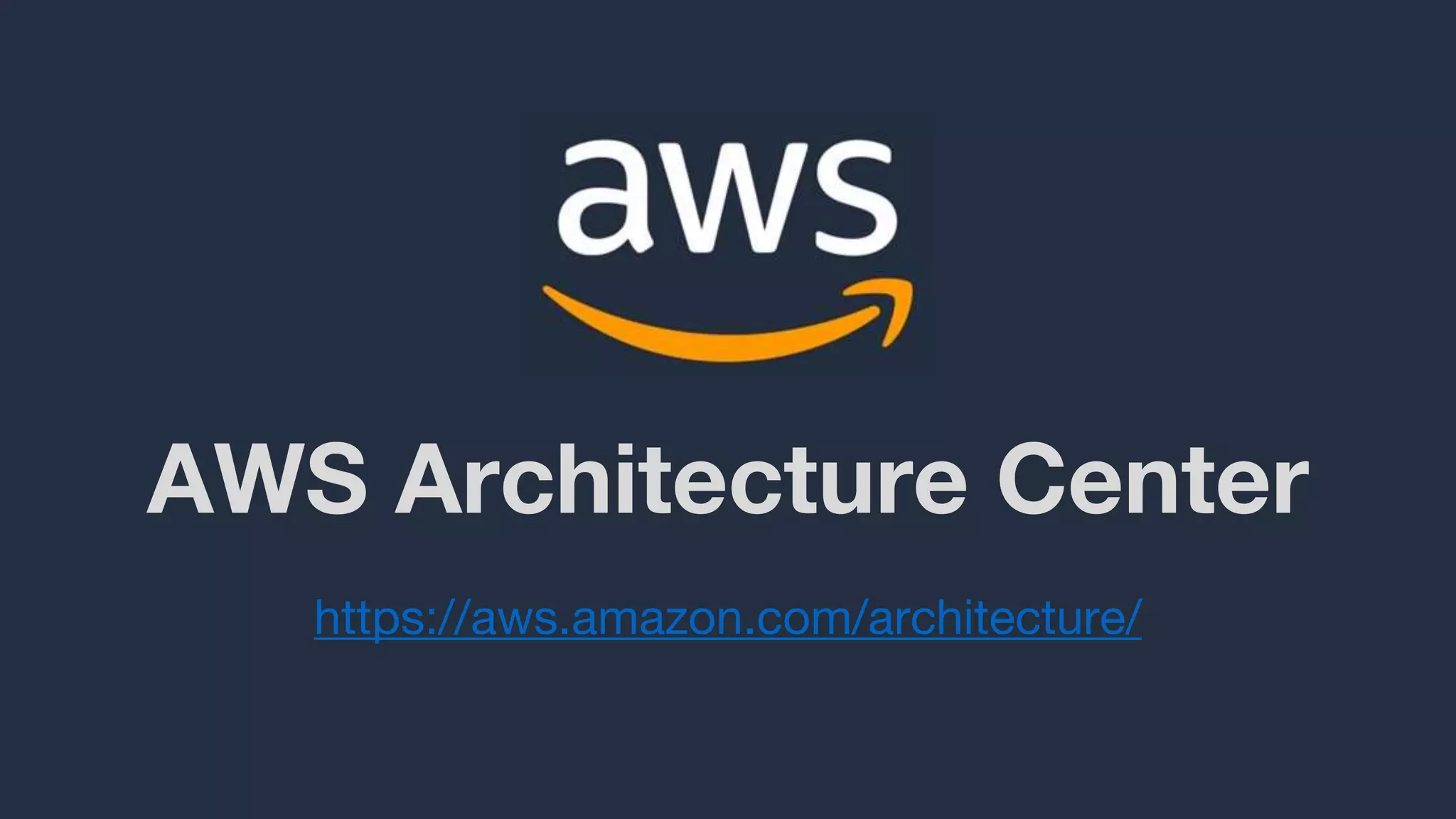 AWS Architecture Center
https://aws.amazon.com/architecture/
 