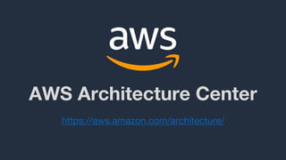 AWS Architecture Center
https://aws.amazon.com/architecture/
 