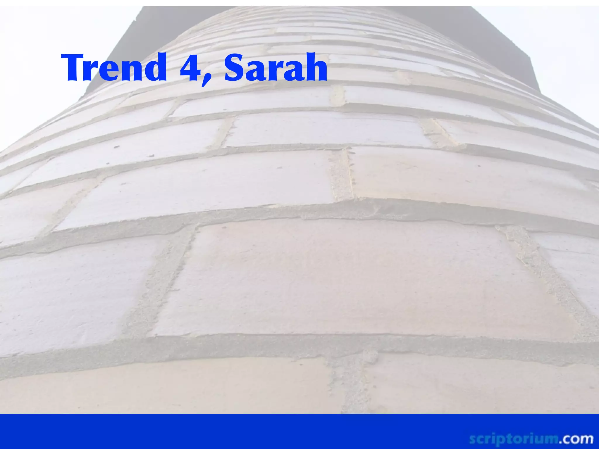 Trend	
 4,	
 Sarah

 
