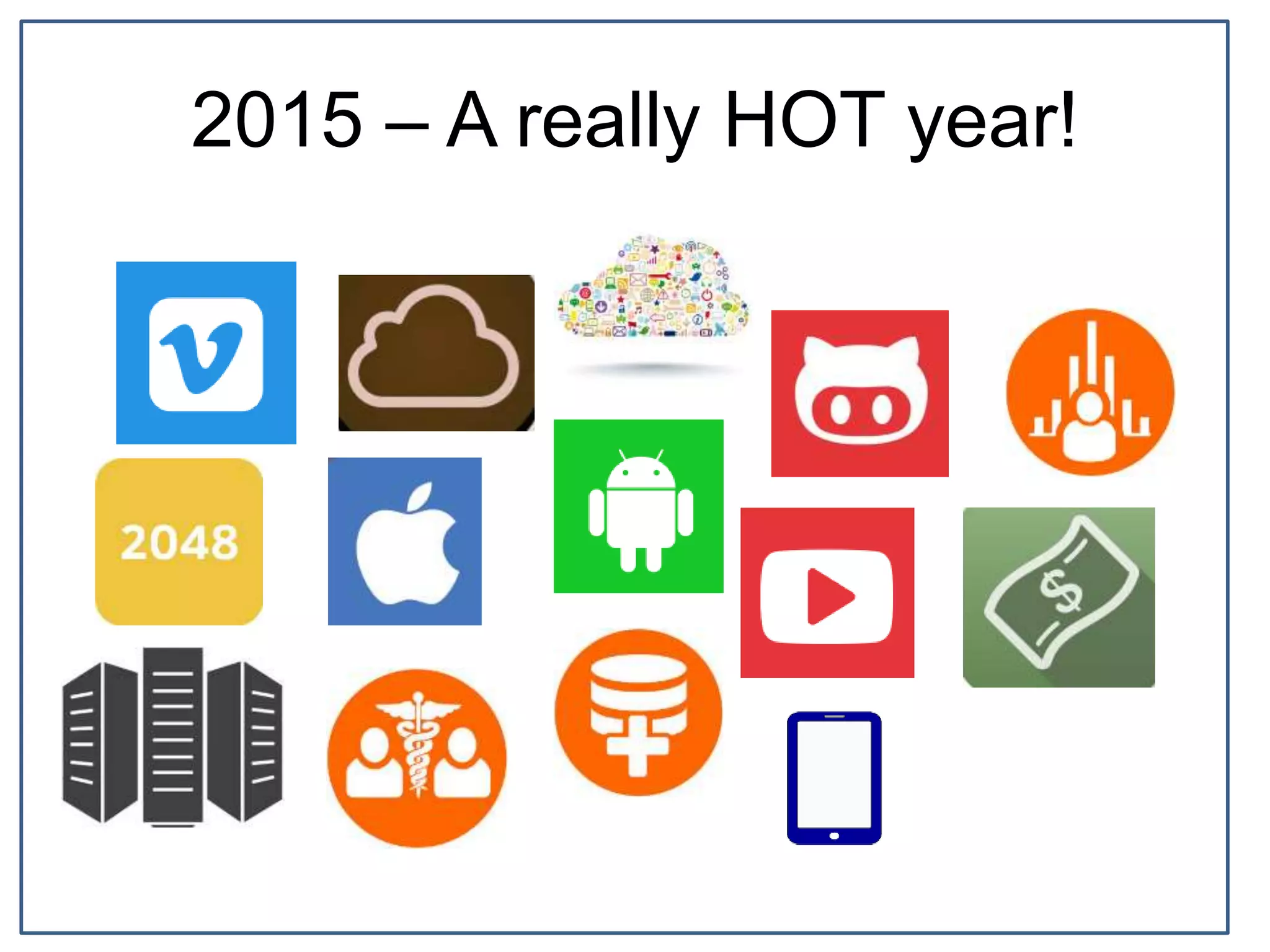 2015 – A really HOT year!
 
