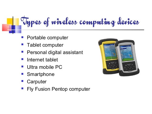 Trends in wireless computing