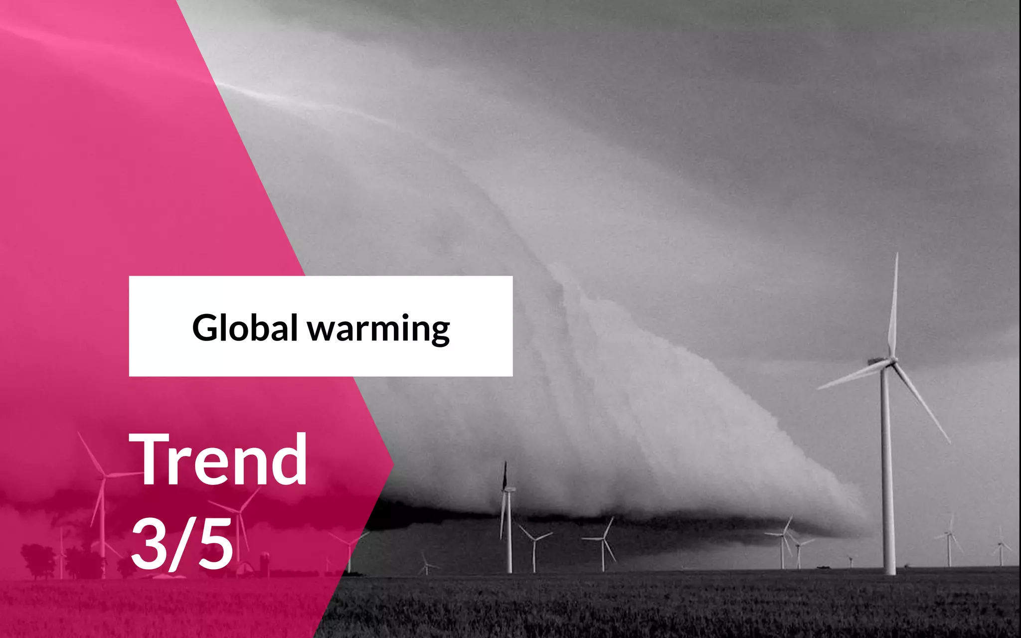 Trend
3/5
Global warming
 