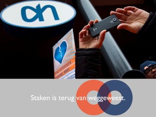 Patient met geldgebrek mijdt zorg. Zorg alleen voor mensen die het
kunnen betalen
Staken is terug van weggeweest.
 