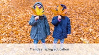 STARTING STRONG
Wollongong
Andreas Schleicher
Trends shaping education
 