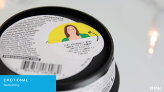 EMOTIONAL:!
Humanizing.
 