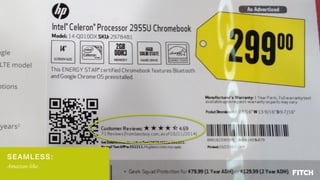 SEAMLESS:!
Amazon-like.
 